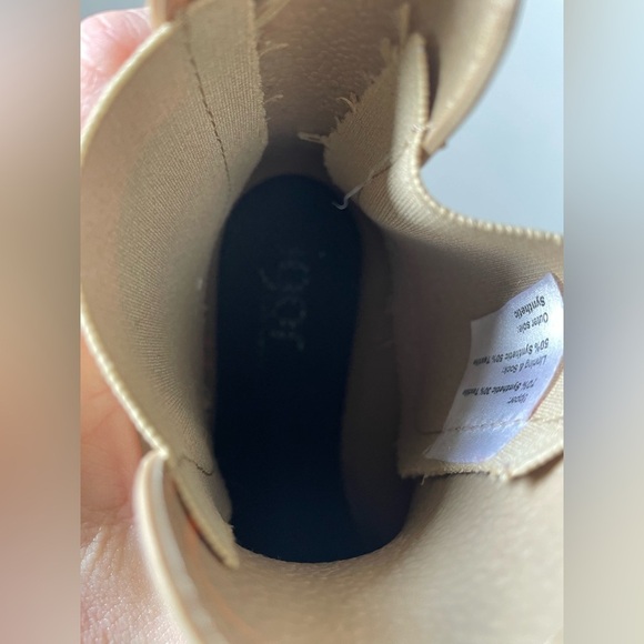 NWOT Igor, euro 39 or US 8.5, tan wheat color pull-on rubber rain ankle boot - Picture 9 of 10